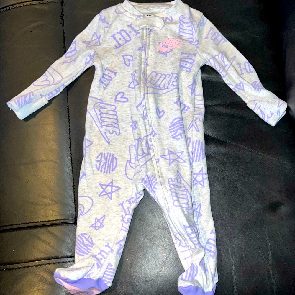 Nike footie pajamas